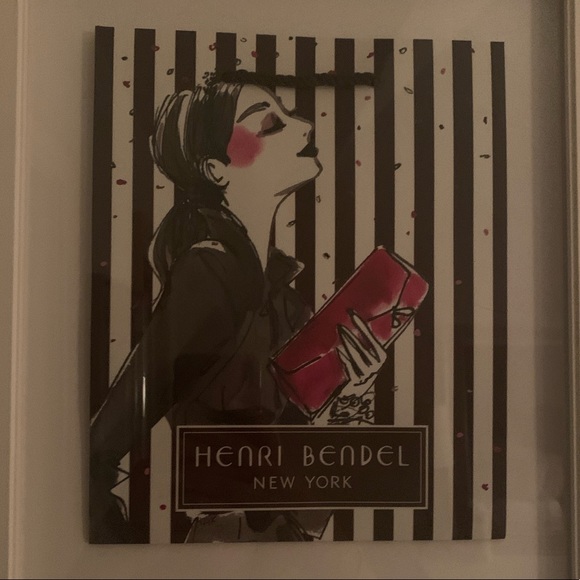 ISO -NOT FOR SALE. HENRI BENDEL PINK SHOPPING BAG - Picture 1 of 1
